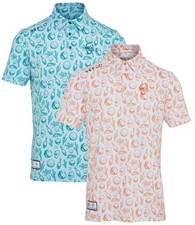 Reflo Strike Graphic LTD Edition Print Golf Polo Shirt - RRP&pound;69 Waste Management