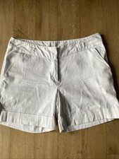 New Look kombinacje białe proste szorty od niskiej talii do średniego stanu