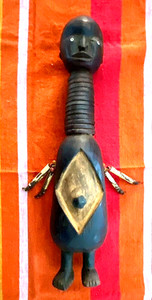 Namji Hand Carved Wood Figure -  Cameroon African Art