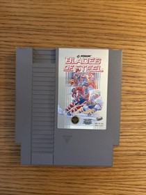 Konami Blades of Steel Nintendo NES Sports Hockey Two Players Simultaneous Play