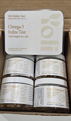 Yoli Full Spectrum Omegas + Bundle Kit with 1 Free Testkit (4 bottles of Omega)