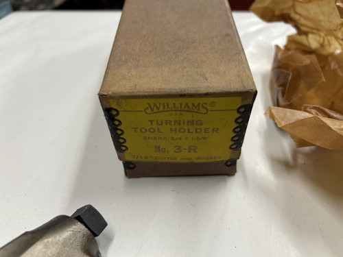 Williams n. 3-R RH Portautensili Tornio Tornio, Gambo 3/4” x 1-5/8” NUOVO - Foto 2 di 4