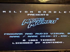 Nintendo NES Marble Madness