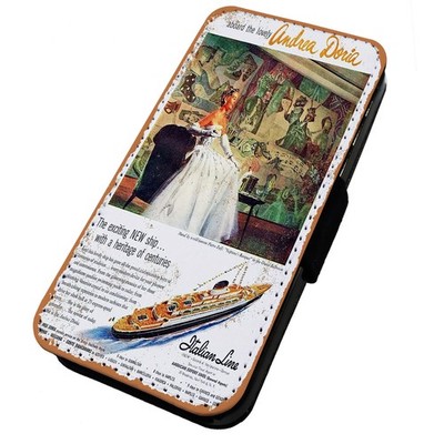 AUSVERKAUF bedruckte Klapp-Handyhülle für iPhone Andrea Dora