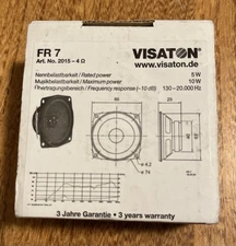 Visaton FRS 7 Full Range Speaker - New