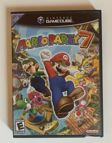 Nintendo Mario Party 7 Nintendo GameCube 2005 Manual Multiplayer Party E