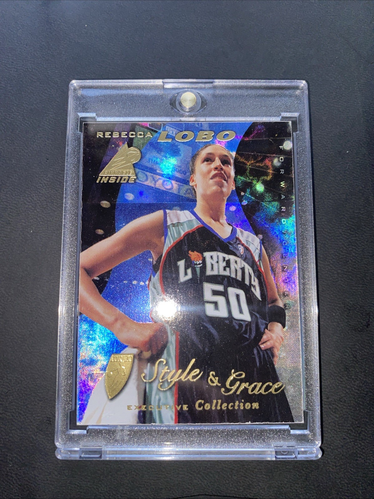 1997 Pinnacle Inside WNBA - Rebecca Lobo #80 RC Rookie Card EXECUTIVE COLLECTION