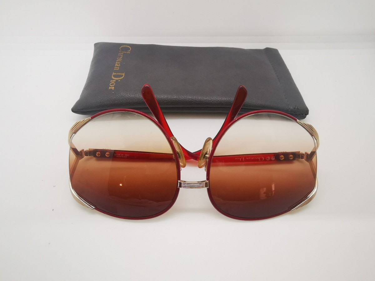 Vintage Christian Dior 2250 Sunglasses - Red | eBay