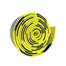 Garage Wall Protector 196.9in/5m, Yellow Black High-Visibility 7.9in/20cm Wide