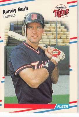 1988 Fleer #6 Randy Bush