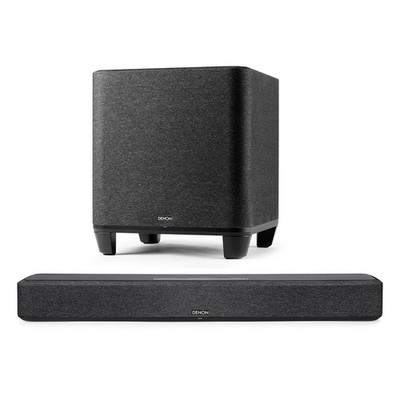 Denon Home Sound Bar 550 with Dolby Atmos and Home Wireless 8'' Subwoofer