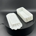 Vintage Westmoreland Milk Glass Grape Pattern Butter Dish w/ Lid