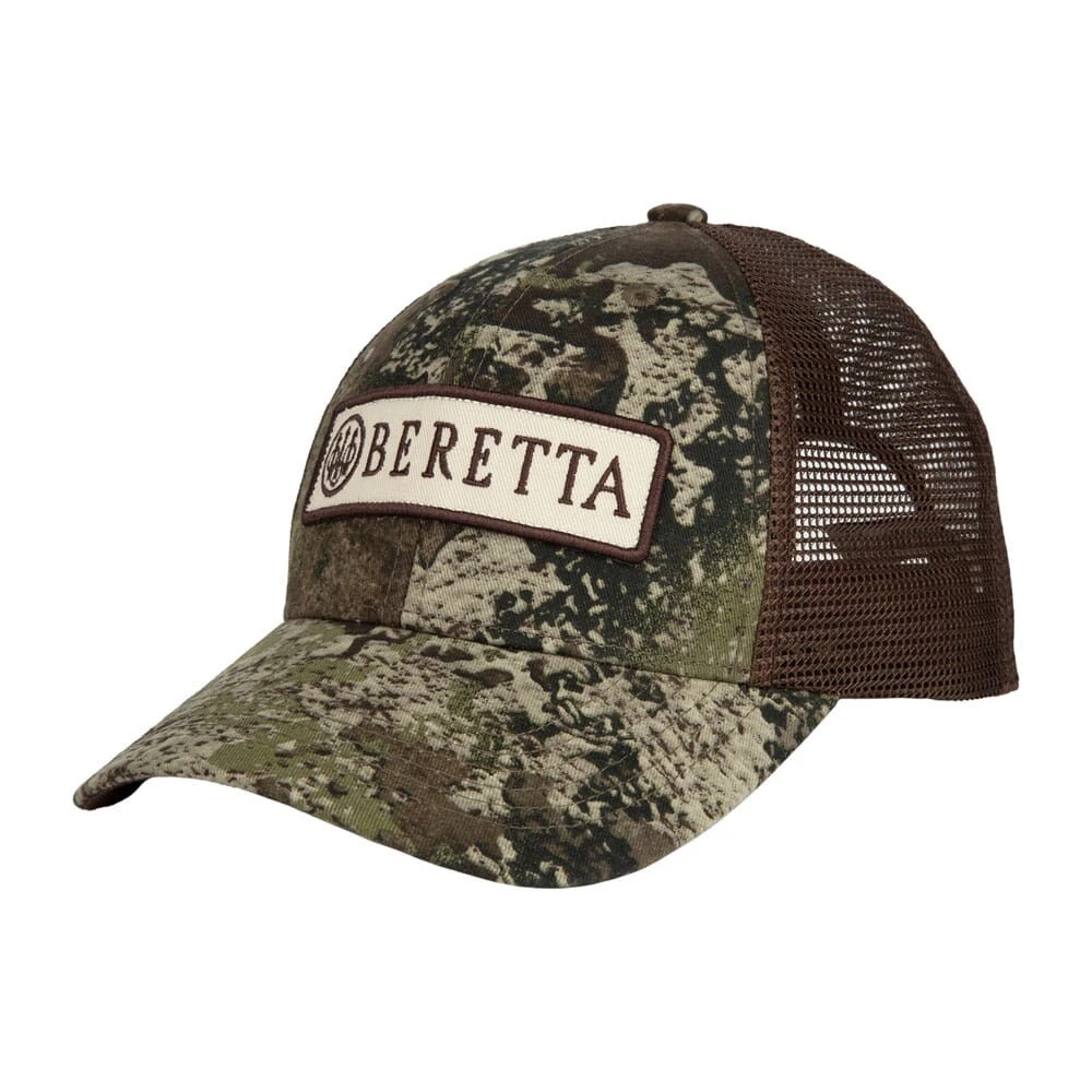 Beretta Patch Trucker Hat, True Timber Strata Camo, Snapback (BC140T15150873)