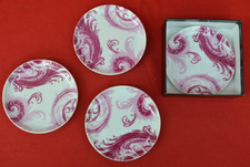 ROYAL WORCESTER LAURENCE LLEWELYN BOWEN PORZELLAN - 4ER SET UNTERSETZER - UNBENUTZT!