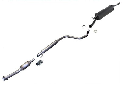 For Toyota Echo 00-05 Sedan Catalytic Converter with Rear Muffler Pipe Exhaust