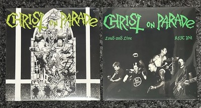 Christ On Parade 2x LP Vinyl Lot Sounds Of Nature + Loud and Live Hardcore Punk