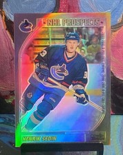 2000-01 O-Pee-Chee Chrome Henrik Sedin Refractor #209 | RC Rookie Card SP. rookie card picture