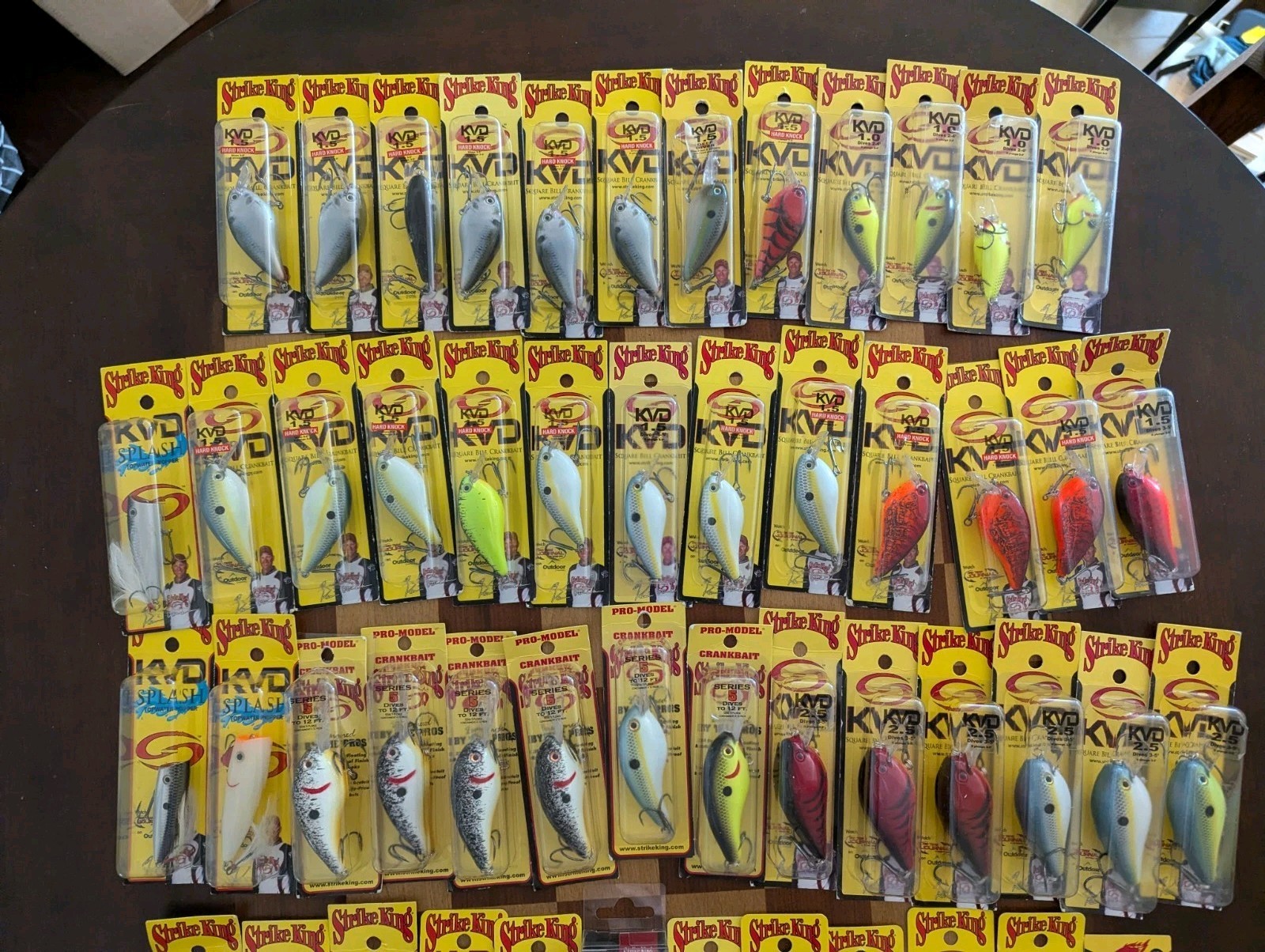 Lot 51x Strike King KVD 1.0/1.5/2.5/Pro Model 5/Splash/DAWG/Elite/Jerkbait NEW - Image 2