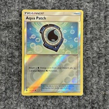 Pokemon Guardians Rising Aqua Patch 119/145 Reverse Holo Foil Trainer Card NM