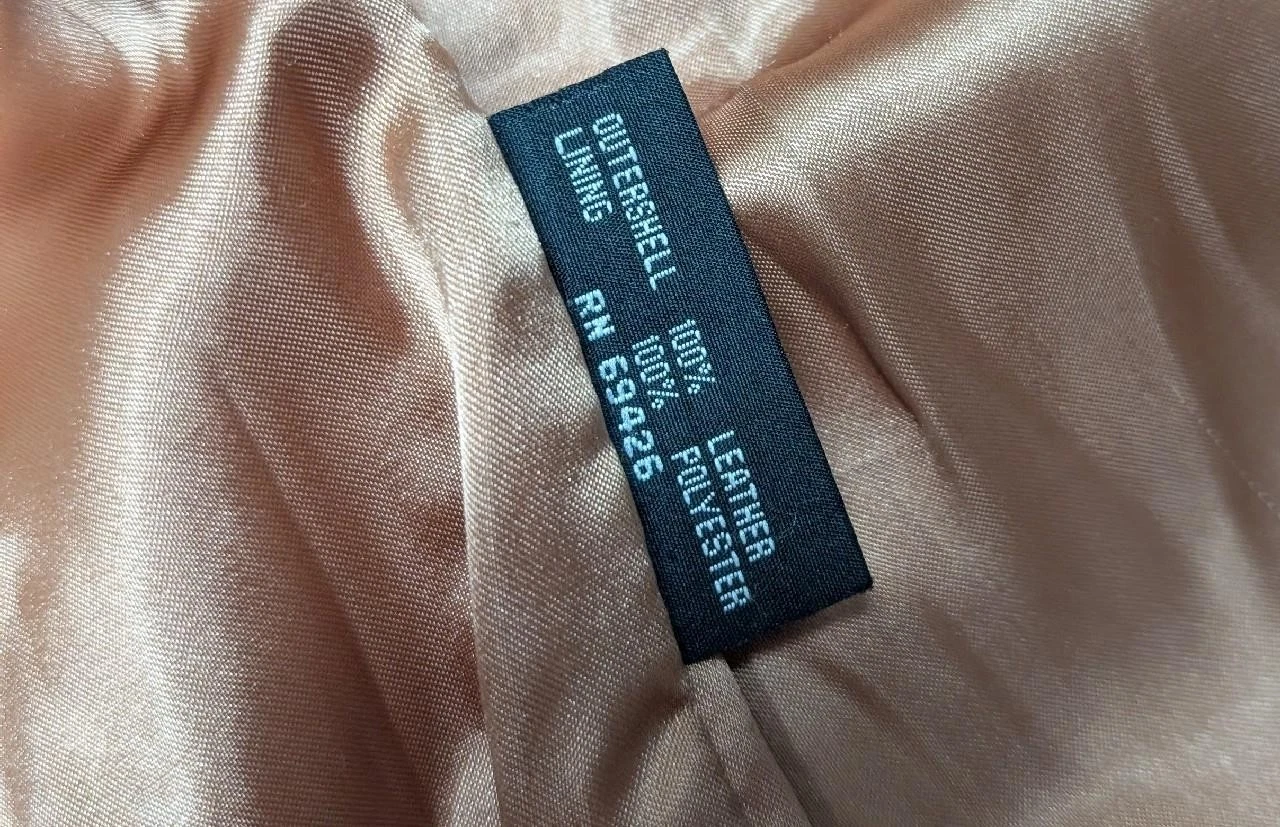 1990s vintage WILSONS leather coat 2XL brown PATINA broke-in Y2K distressed - product detail image 6