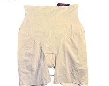 Maidenform Flexees High Waist Thigh Slimmer Sculpts Ultra Firm Beige Size Medium