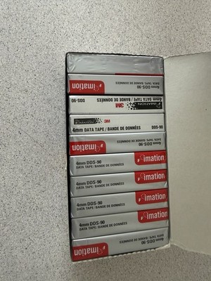 10x Imation 4mm DDS-90 Data Tape  4GB/2GB  Neu 
