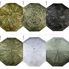 Men Tactical Sun Umbrella Automatic Umbrella Sunscreen Snow Camouflage Umbrella