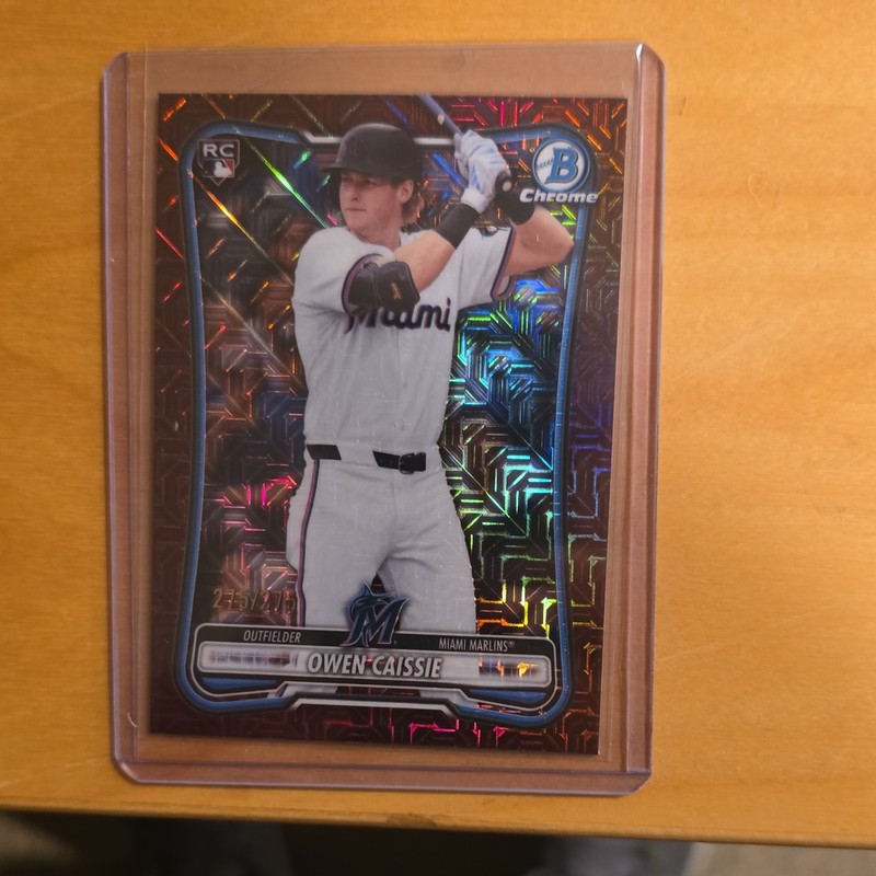 Topps Bowman Chrome 2026 Owen Caissie Rookie RC #62 Serial Numbered /275