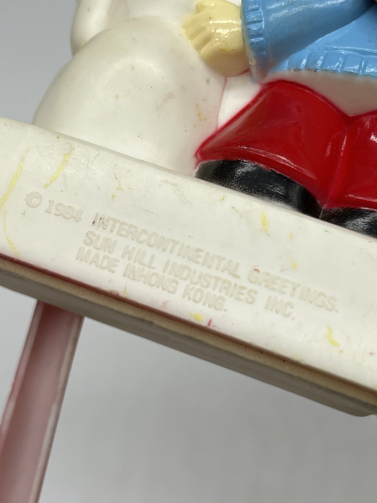 Vintage 2 Stocking Holders 1980s SunHill Industries Elf, Dear God Retro