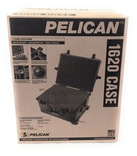 New Pelican 1620 Rolling Case Prepper/Gun/Travel/Storage 24x19x13 Black, w/ Foam