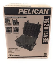 New Pelican 1620 Rolling Case Prepper/Gun/Travel/Storage 24x19x13 Black, w/ Foam