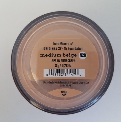 bareMinerals Original Medium Beige SPF 15 Loose Powder Foundation 8g/0.28 Oz.