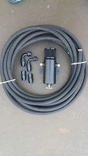 Aluminum Oil Catch Can with Breather Kit 10 AN Black