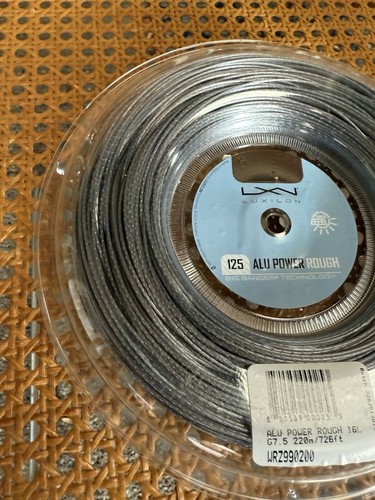 Luxilon ALU Power Rough 125 Reel 16L (1.25mm Tennis String) Full 220m 726ft. New - Picture 4 of 17