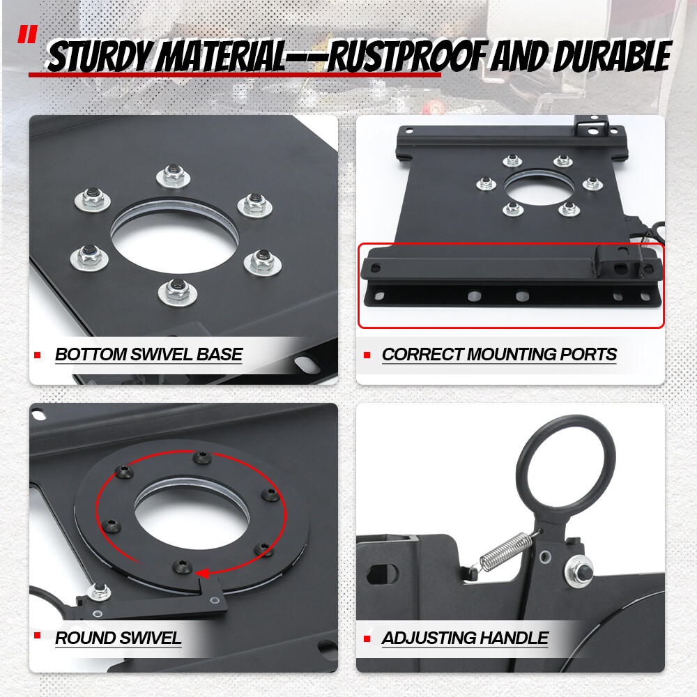 Passenger Side Seat Swivel Base For 19972024 Ford Econoline E150 E250