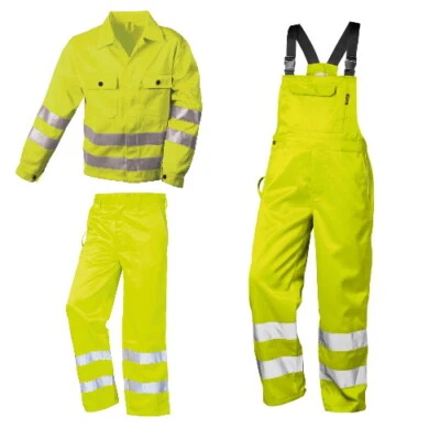 Safestyle Marken Warnschutz Angebot Bundjacke Bundhose Latzhose gelb leuchtend