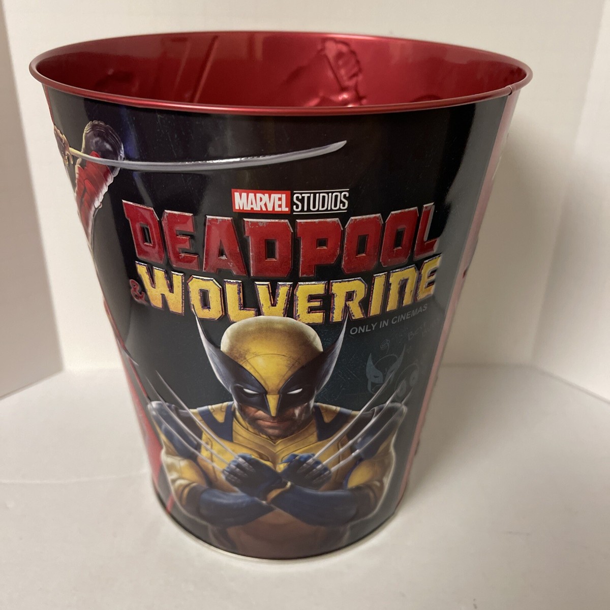 DeadPoolポップコーンバケット デッドプール＆ウルヴァリン』のポップコーンバケツ、なんか思っ
