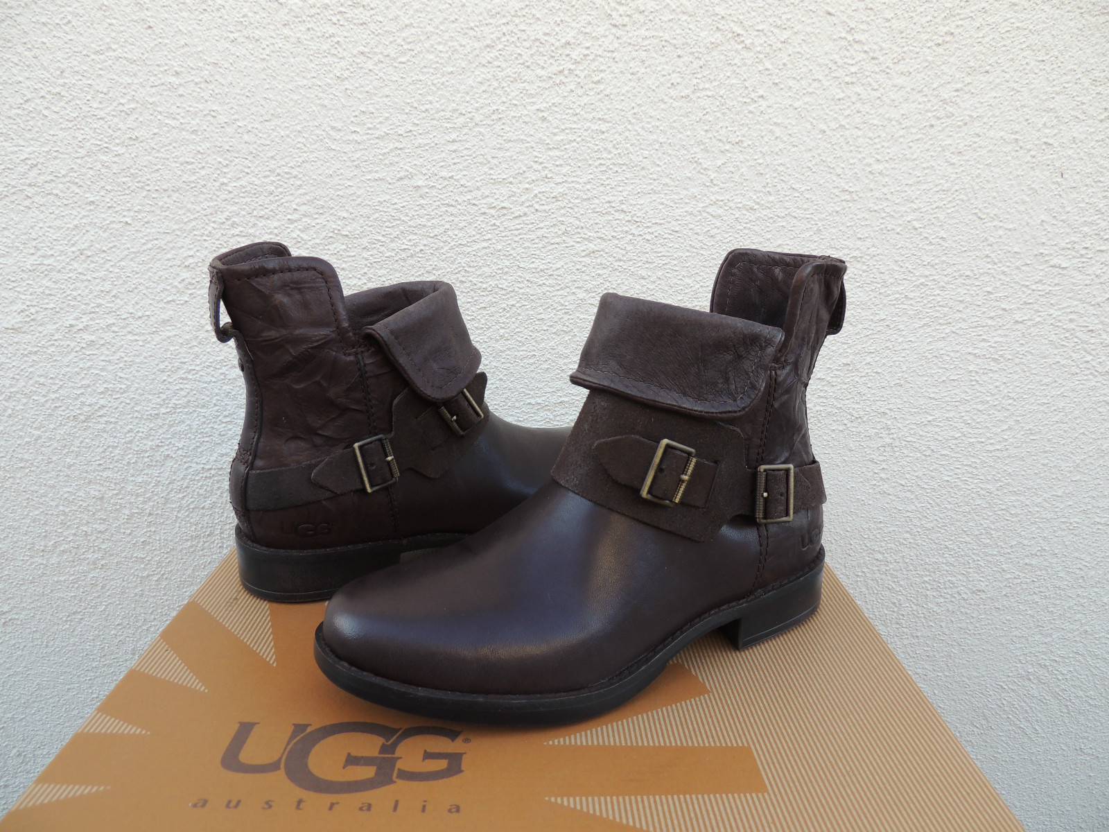 distressed leather uggs