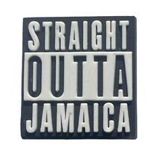 Straight Outta Jamaica Shoe Charm