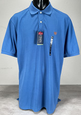 Chaps Everyday Short Sleeve Polo Shirt LT TALL Blue 54