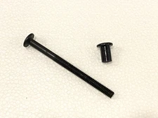 binifiMux M6 x 75mm Black Socket Cap Screw Barrel Nut Kit for West Elm Chairs