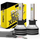 2x H1 6000k Bright White Light LED Headlight Kit 2 Bulbs with Ballasts 140W