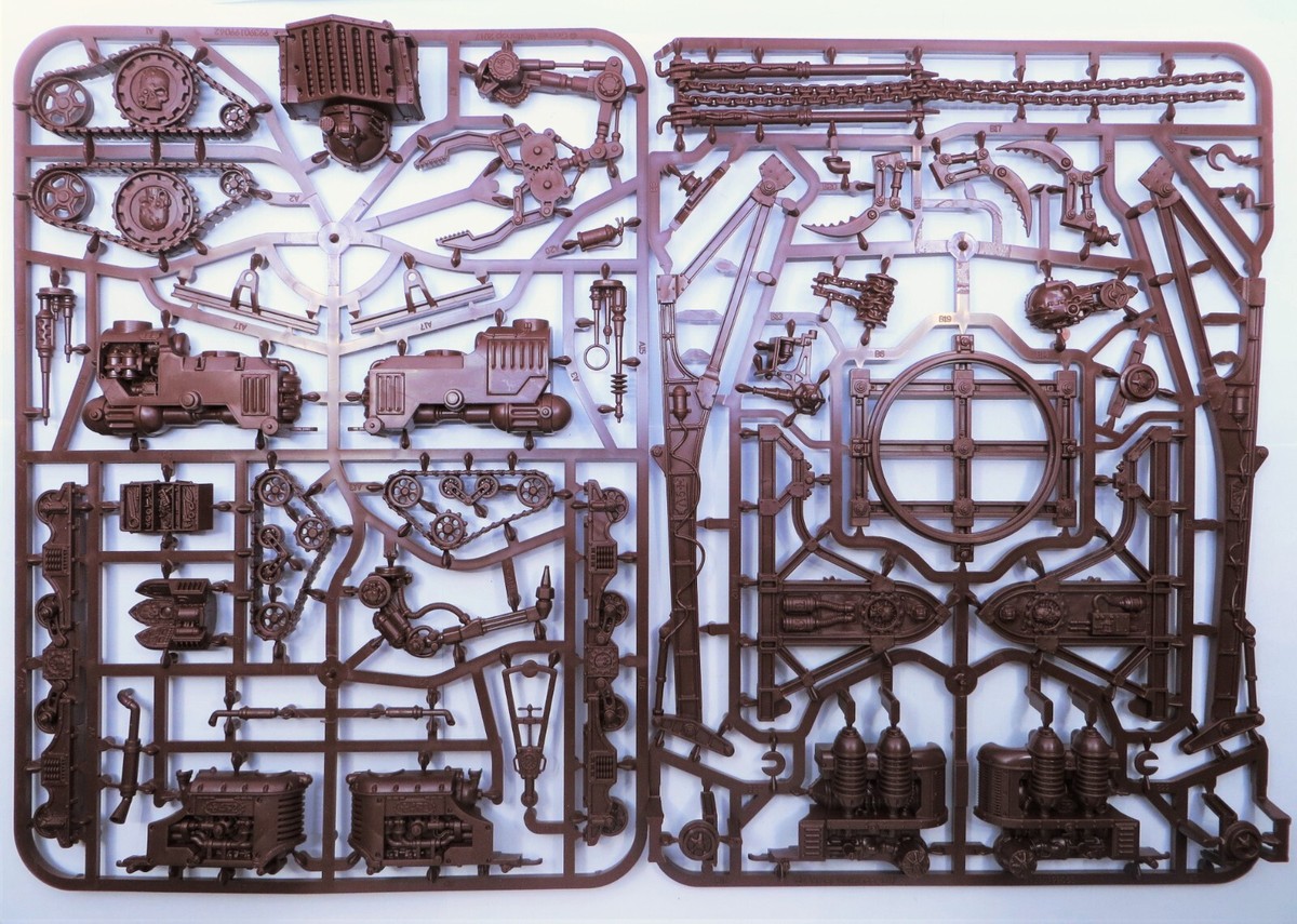 GALVANIC SERVOHAULERS Inc. CRANE - On Sprues Warhammer 40k Sector