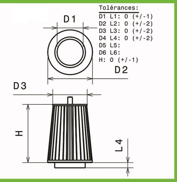 Luftfilter Green FüR Mini Cooper Cab D Ab 2011 Bis 2014 2.0LD-112PS-image