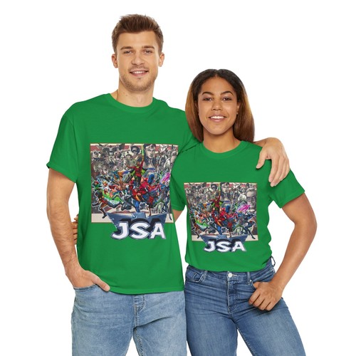 JSA T-Shirt - Dr Fate, Power Girl, Alan Scott, Jade, Mr Terrific, Stargirl - DC - Picture 41 of 65