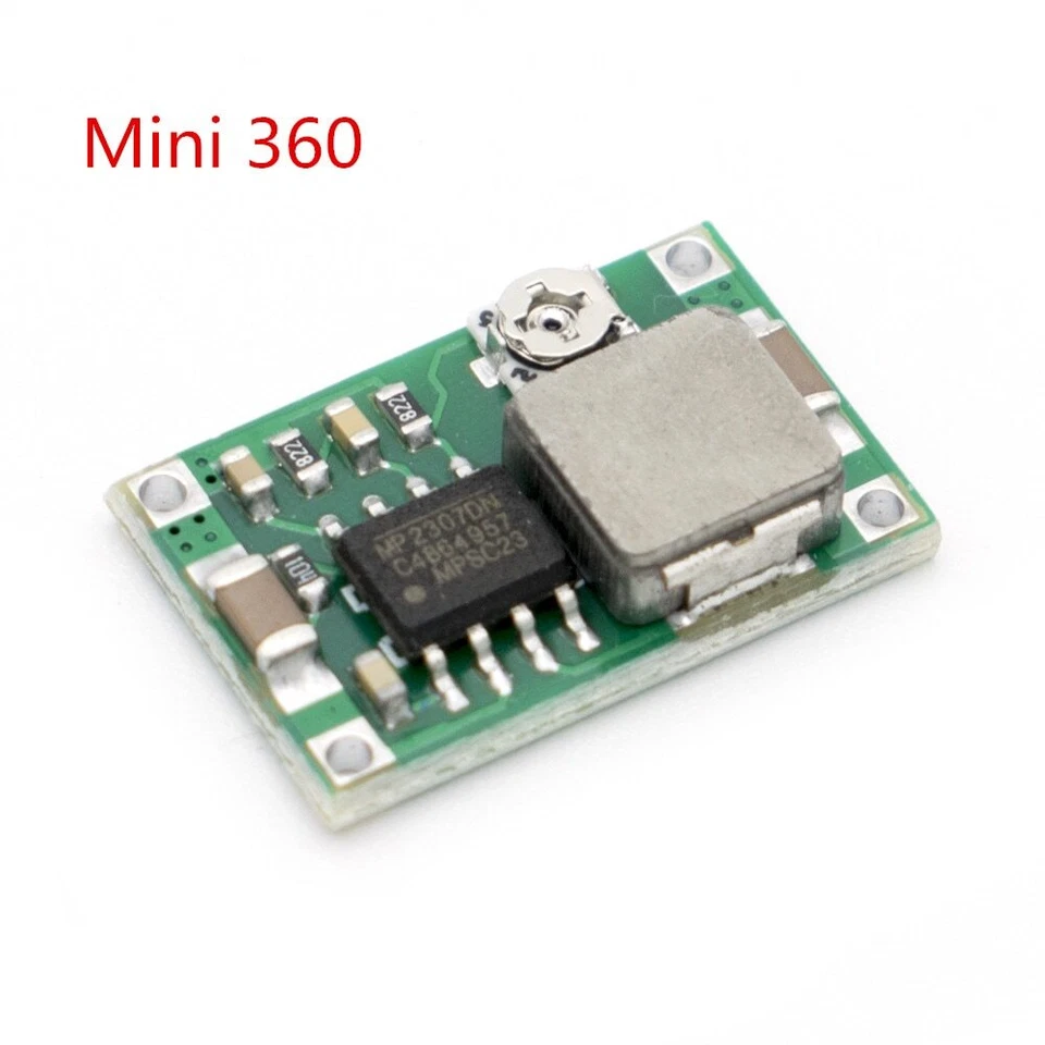 5pcs Mini360 Buck Converter Step Down Adjustable Power Supply Module DC-DC 1-17 - Image 2 of 4