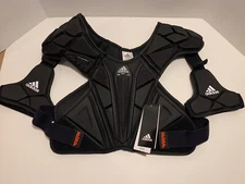Adidas Chest Pad Lacrosse Protective Gear Freak Flex C Black CF9657 Size Medium