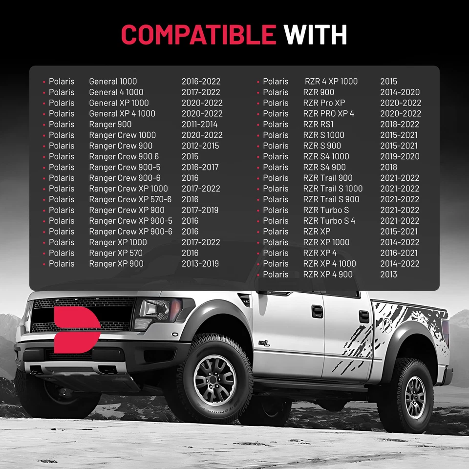 4 piezas espaciadores de rueda de 2" 4x156 para Polaris RZR XP 1000 RZR 900 ATV UTV 4/156 12x1,5 Foto 3 de 4