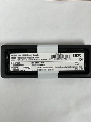 IBM 00D5044 00D5046 8G 2Rx8 PC3L-12800R Samsung M393B1G73QH0-YK0 Server  Memory