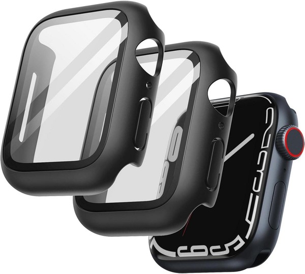 Schwarze Jetech Apple Watch Series 9 8 7 41Mm SchutzhüLle & Displayschutz-image